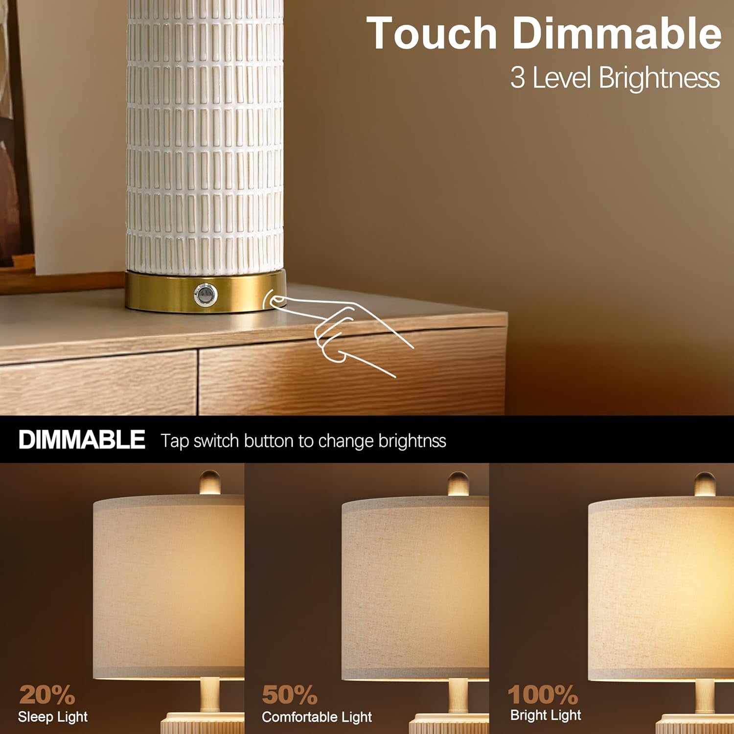 touch-bedside-table-lamps-with-2-usb-for-bedroom-living-room-25-nightstand-lamps-set-of-2-3-way-dimmable-with-2-bulbs-durable-white-ceramic-farmhouse-modern-style-for-side-table