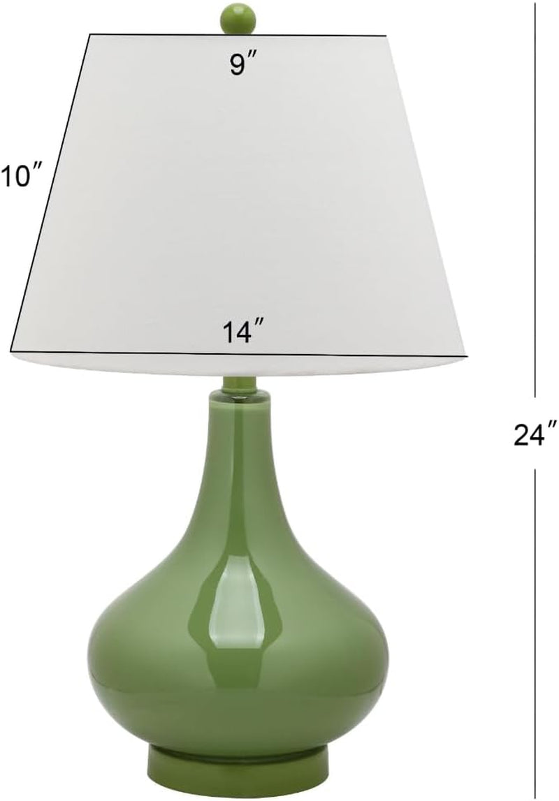 safavieh-lighting-amy-24-fern-green-glass-gourd-table-lamp-set-of-2-with-white-shades-modern-contemporary-bedroom-living-room-lighting-led-bulbs-included-lit4087g-set2