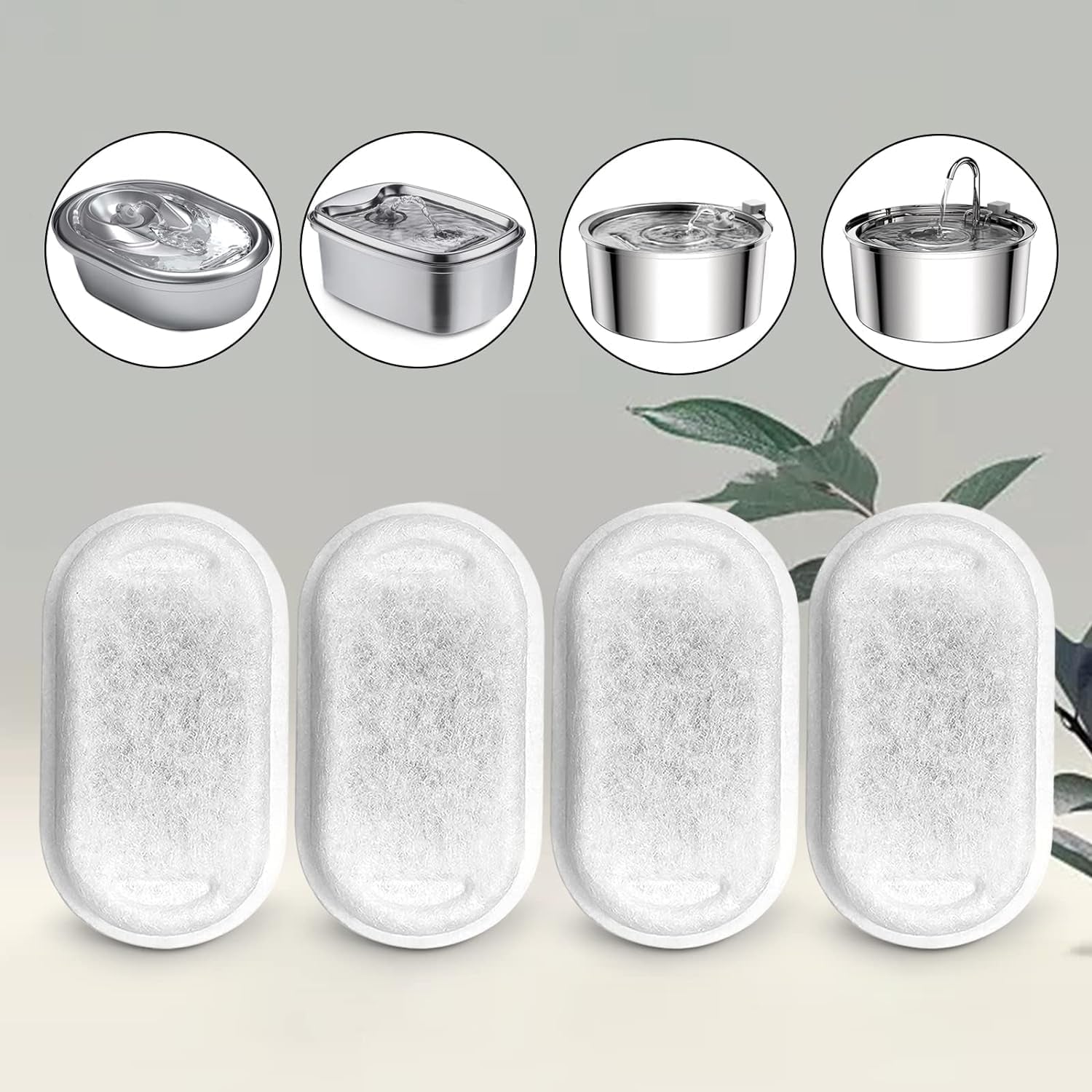 cat-water-fountain-filters-for-108-3-2l-67oz-2l-stainless-steel-pet-water-dispenser-fountain-filter-replacement-with-8-sponges-8-filters-8-sponges