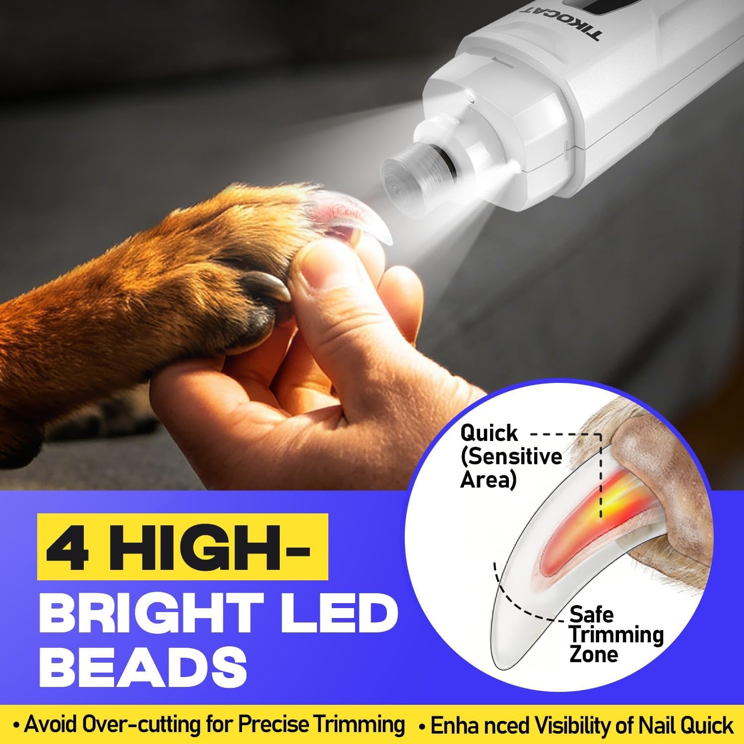 whisper-quiet-dog-nail-grinder-50-more-powerful-for-sensitive-dogs-cats-6-speed-pet-nail-trimmer-with-led-display-4-led-lights-3-grinding-bits-no-over-cutting-stress-free-grooming-for-all-pets