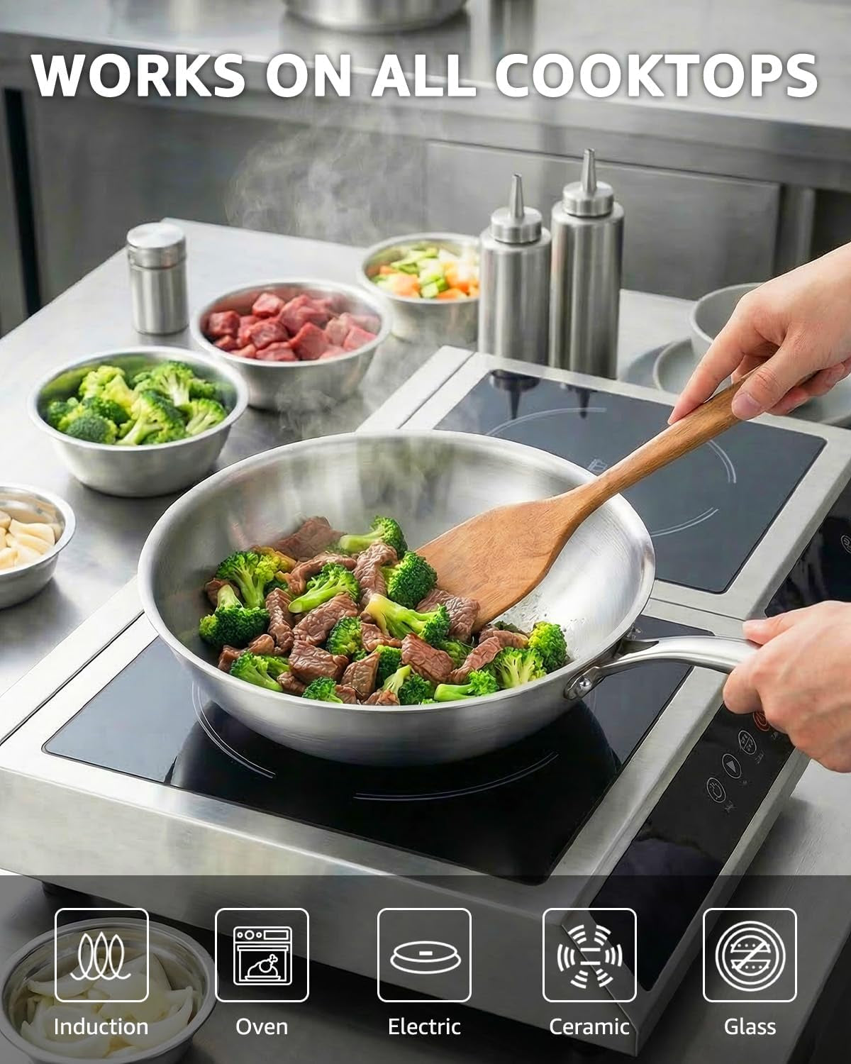13-inch-tri-ply-stainless-steel-wok-pan-uncoated-wok-for-stir-fry-pfoa-pfos-free-heavy-gauge-flat-bottomed-cookware-suitable-for-induction-electric-stoves-detachable-handle