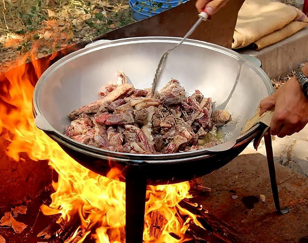 cast-aluminum-asian-cauldron-with-lid-aluminum-kazan-dutch-oven-pot-camping-cookware-kitchen-pot-oven-safe-caldero-gray-15-l