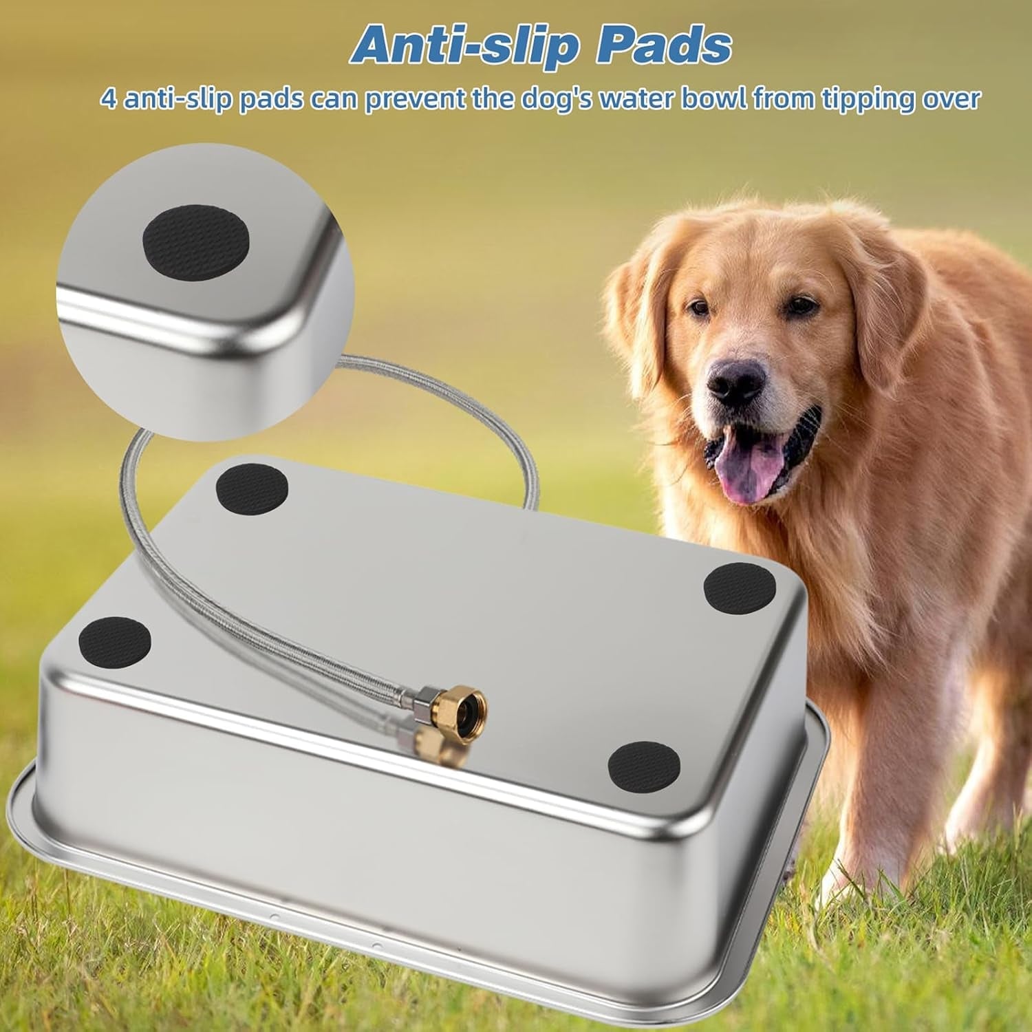 yuepet-3-gallon-automatic-dog-water-bowl-dispenser-for-large-dogs-outdoor-auto-fill-dog-water-bowl-dispenser-stainless-steel-auto-dog-waterer-with-float-valve-extra-large-for-dogs-pets-animals