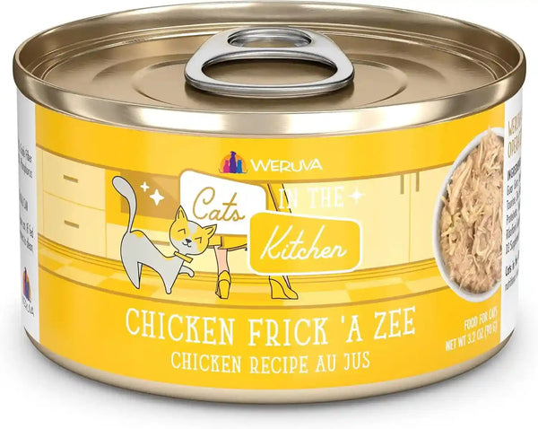 Weruva Cats in the Kitchen, Kitchen Cuties Variety Pack, Wet Cat Food, 3.2Oz Can (Pack of 12)33