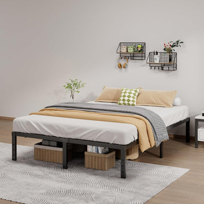 Metal Bed Frame Full Size - 14 Inch Heavy-Duty Full Platform Bed Frame No Box Spring Needed, Easy Assembly, Noise-Free, Sturdy Mattress Foundation, Underbed Storage Space4