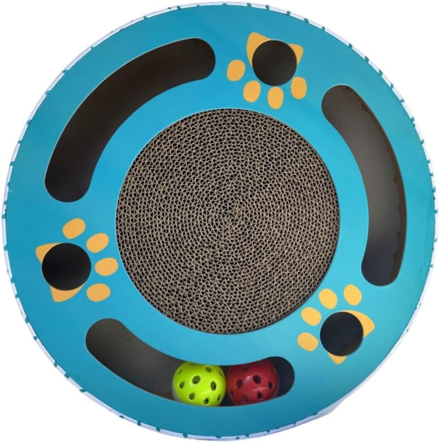 round-cat-scratching-pad-modern-cats-scratcher-cardboard-interactive-toys-for-indoor-cats-with-2-bell-balls-and-kitten-tunnel