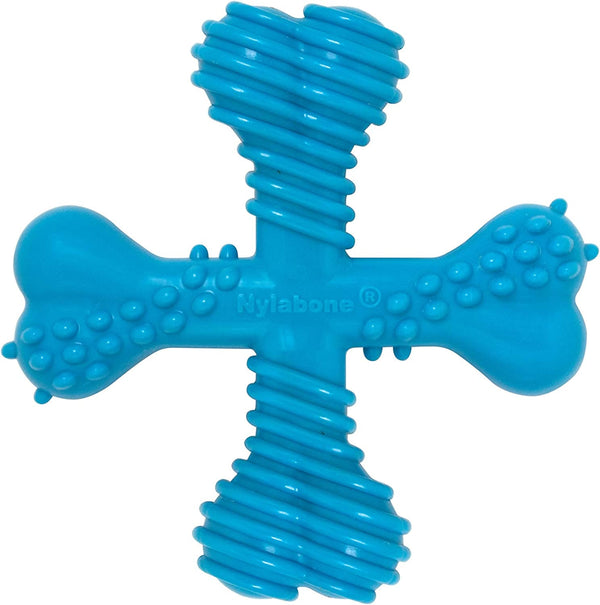 Nylabone Power Chew Comfort Hold X Bone Dog Chew Toy, Beef Flavor, Small | Small Breeds, Durable Dog Toys for Dogs up to 25 Lbs, Teeth-Cleaning Textures, Discourages Destructive Chewing, Long Lasting1