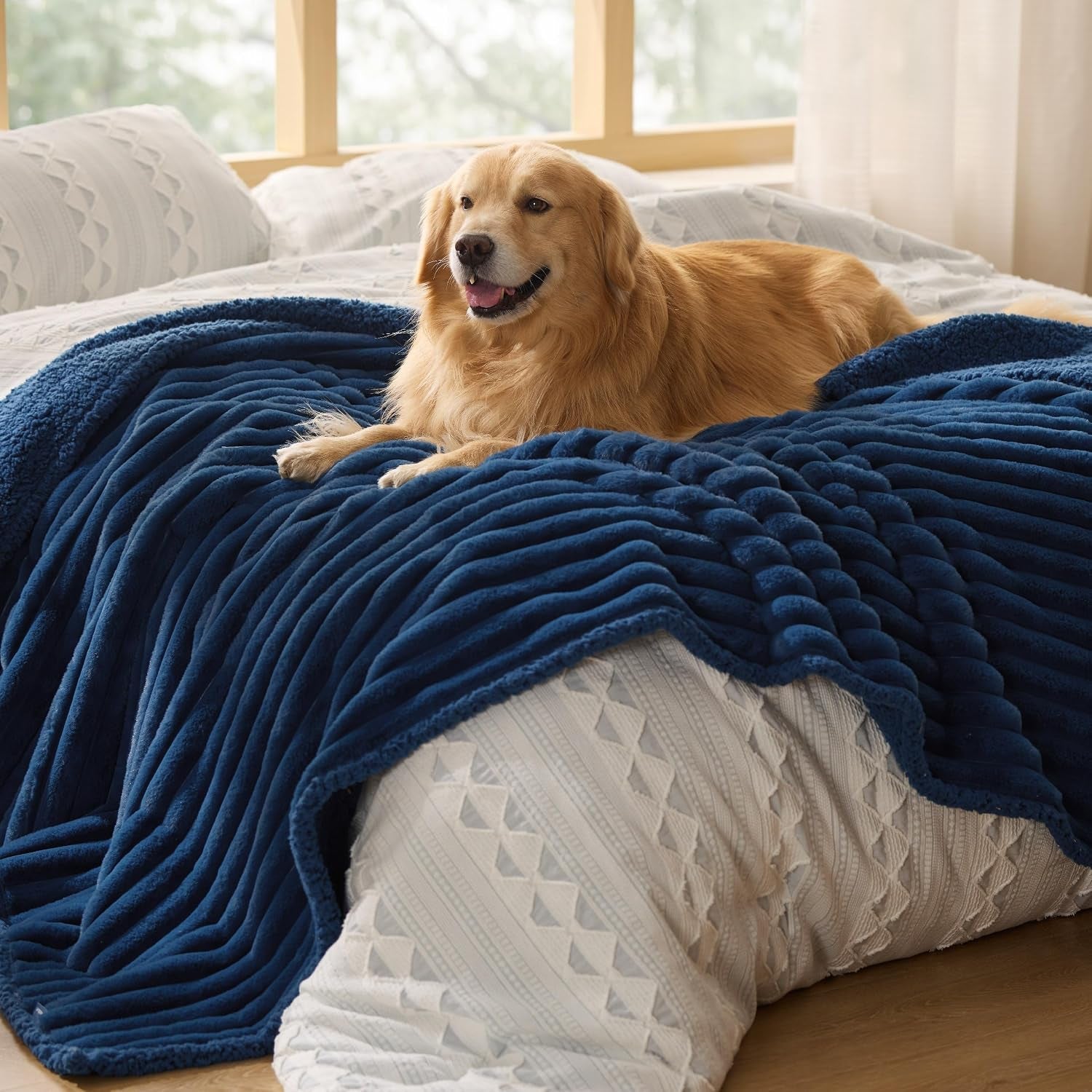 bedsure-comfyfleece™-waterproof-dog-blankets-for-large-dogs-50x60-cream-soft-plush-couch-cover-washable-corduroy-fleece-for-furniture-protector-cozy-calming-reversible-pet-blanket-for-senior-dogs