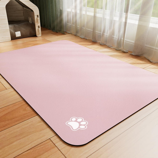 Hotlive Dog Food Mat - Absorbent Cat Mat for Food and Water, No Stains Pet Feeding Bowl Mat, Easy to Clean Pet Placemats, Quick Dry Dog Water Dispenser Mat for Messy Drinkers | Dark Grey 12"X 19"23