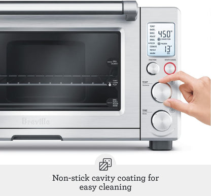 Breville BOV800XL Smart Oven, Brushed Stainless Steel | Bake, Toast, Broil and More with This Versatile Countertop Oven | Convection Setting Reduces Cooking Time by up to 30%6
