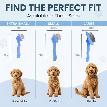 Slicker Brush for Dogs, Pet Grooming Brushes for Doodles & Poodles, Large | Best Brush for Long Haired Dogs, Dematting Comb & Deshedding Tools for Goldendoodle Coats, Puppy Matting Grooming Supplies6