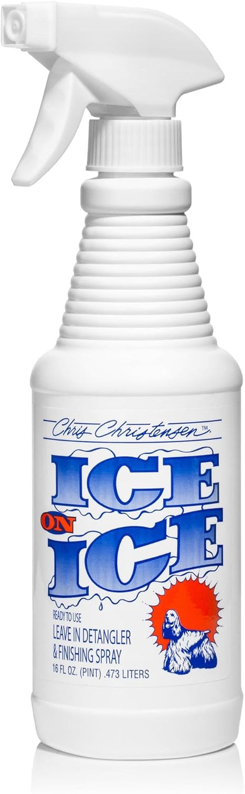 chris-christensen-ice-on-ice-detangler-and-finishing-dog-spray-groom-like-a-professional-ready-to-use-helps-brush-comb-glide-through-coat-conditions-no-residue-all-coat-types-made-in-usa-16-oz