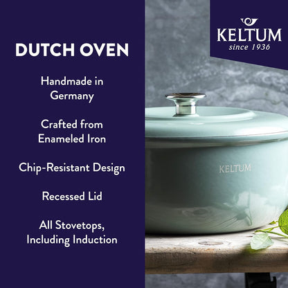 3.1 L Enameled Dutch Oven, Green2