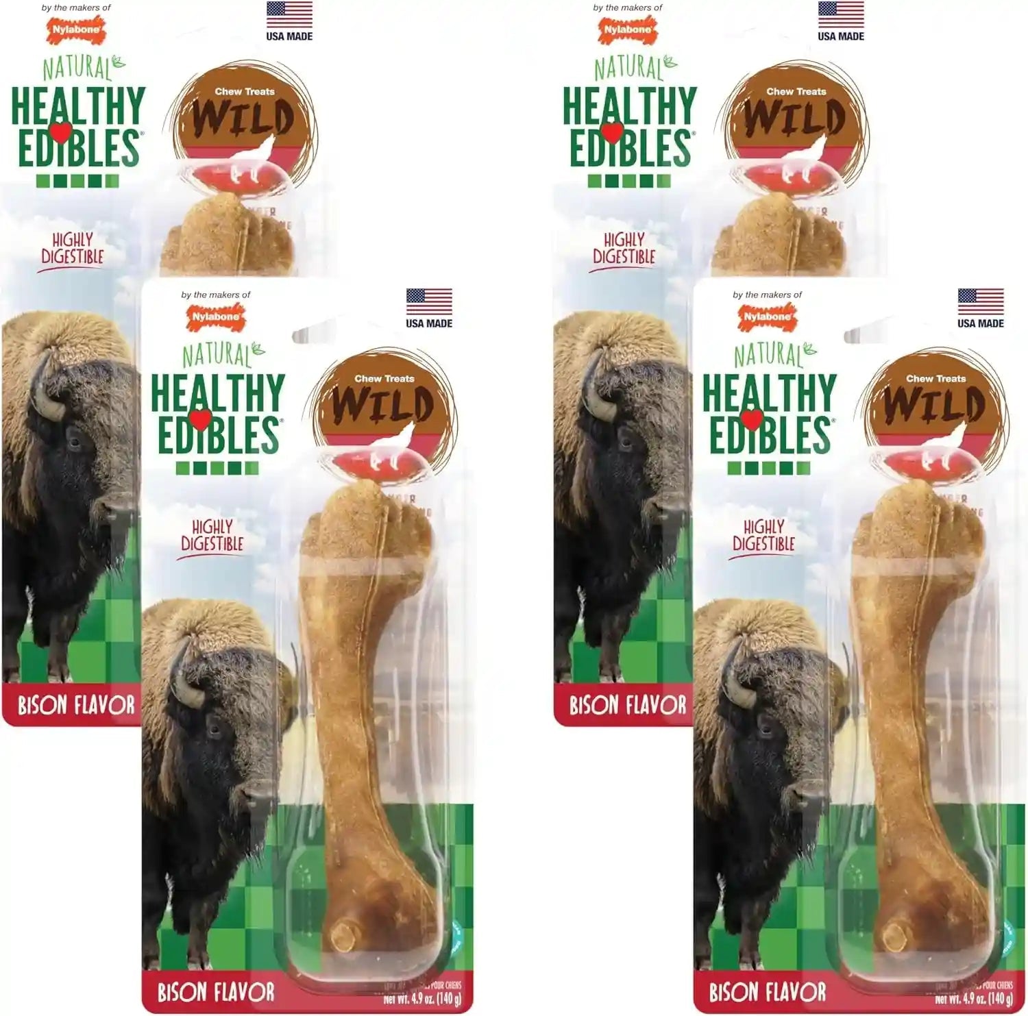 nylabone-healthy-edibles-wild-dog-treats-bison-flavor-large-natural-dog-chew-bones-made-in-usa-highly-digestible-dog-chews-long-lasting-chews-for-large-dogs-up-to-50-lbs