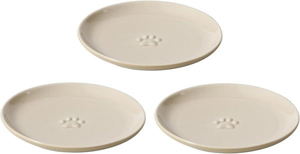 Havniva Elevated Cat Bowls, Cat Food and Water Bowl Set, Ceramic Cat Bowl | Raised Cat Food Bowls, Whisker Friendly, 5.6” Shallow Cat Dishes + 6” Wide Cat Plates, Non-Slip Wood Stand, Two Heights9