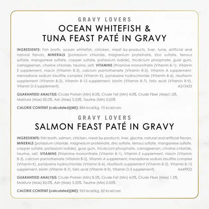 Purina Fancy Feast Gravy Lovers Wet Cat Food Variety Pack, 4.5 Lb, 24 Pack7