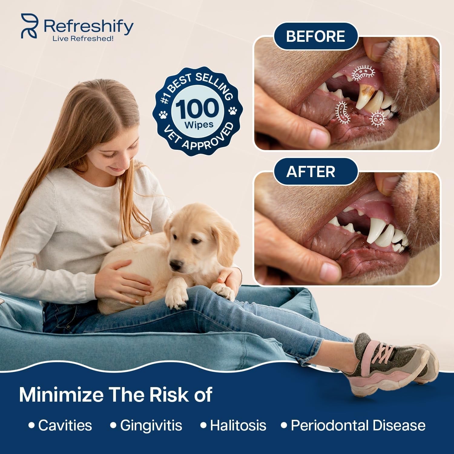 dog-teeth-cleaning-wipes-100-value-pack-fresh-mint-dog-dental-wipes-vet-formulated-pet-teeth-cleaning-finger-wipes-for-dogs-cats-effective-dog-teeth-cleaning-plaque-tartar-solution