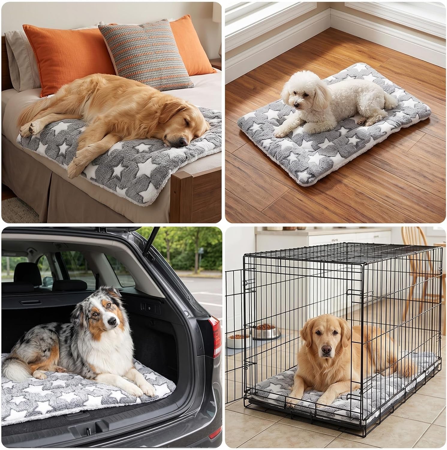 4-pcs-dog-bed-mat-comfortable-soft-pad-for-pets-reversible-crate-pads-dog-crate-bed-washable-cute-star-pet-beds-for-cage-portable-soft-kennel-mat-for-outdoor-sleeping-small-dogs-cat-sleeping