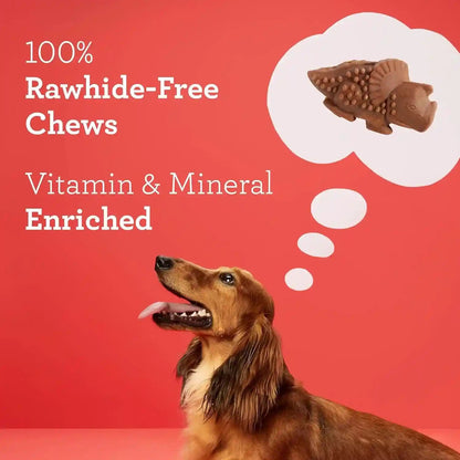 Dreambone Chicken Dinochews Dog Treats, Daily Rawhide-Free Chew, Digests Safely and Completely, with Real Protein, Chicken and Veggies, 14 Count8