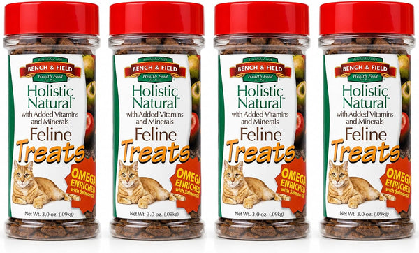 Bench & Field Holistic Natural Healthy Kitty Cat Treats | Crunchy Fish-Shaped Bites | Delicious Seafood Flavored Snack, 3-Ounce (Pack of 3 Bottles)14