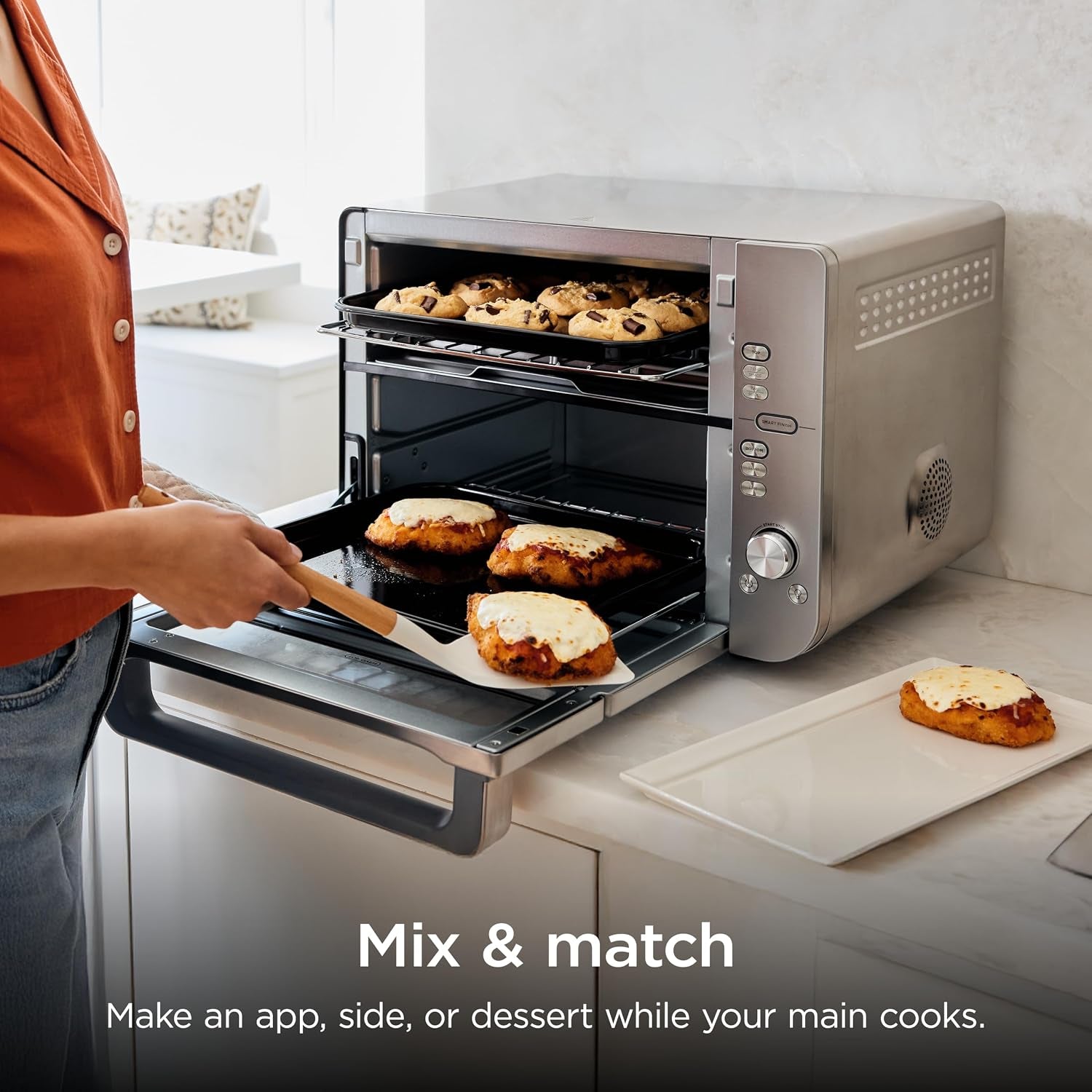 ninja-double-stack-xl-countertop-oven-12-in-1-stainless-steel-dct601-dualzone-smart-finish-flavorseal-fits-4-5-lb-chicken-6-lbs-wings-air-fry-bake-broil