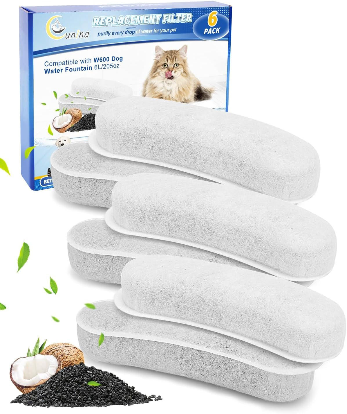 12-pack-dog-water-fountain-filters-replacement-compatible-with-w600-automatic-water-bowl-dispenser-pet-fountain-charcoal-filters-fit-for-205oz-6l-dog-fountain-bowl-for-large-dogs