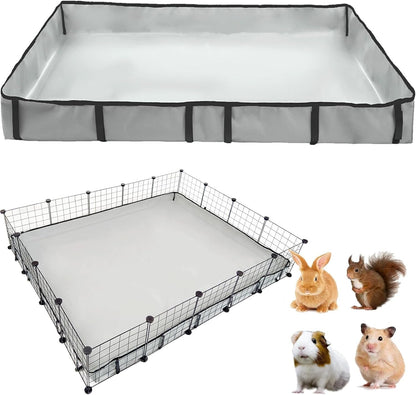 DZWLKJ Guinea Pig Cage Liner Tarp Bottom Waterproof and Washable.Available in 22 Sizes. Base Also for Rabbits, Bunny, Chinchesillas, Hedgehog, Ferrets and Other Small Animals(24X48 Inches)21
