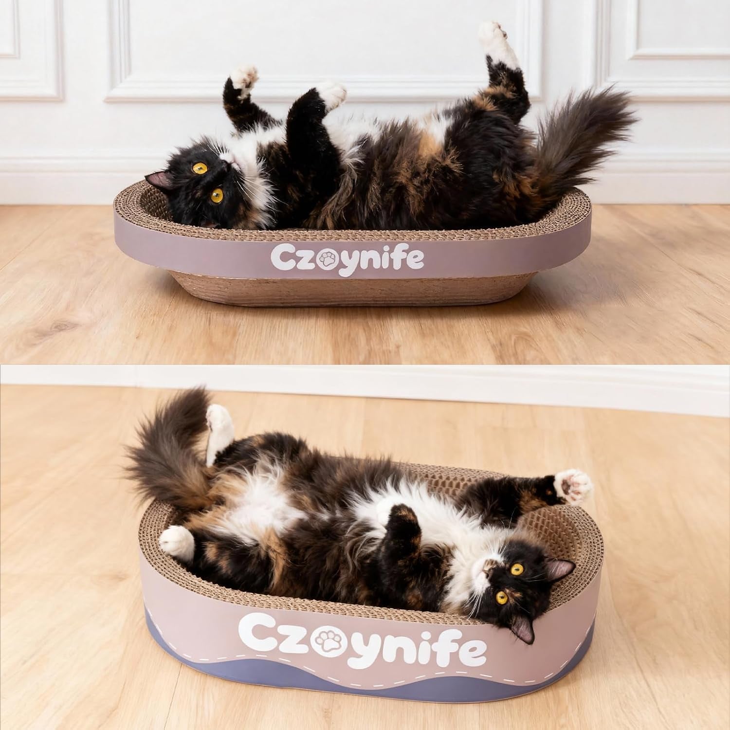 3pcs-cat-scratcher-cardboard-oval-cat-scratch-pad-bowl-nest-for-indoor-cats-round-cat-scratching-board-corrugated-lounge-cat-bed-furniture-protector-for-couch-coffee-15-7-10-in