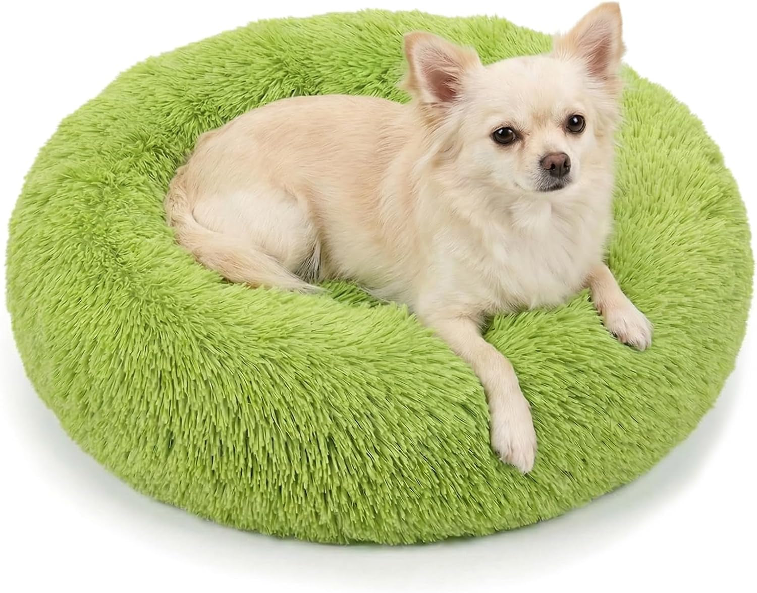 small-calming-dogs-bed-for-small-dogs-anti-anxiety-machine-washable-fluffy-luxury-anti-slip-waterproof-mute-base-warming-cozy-soft-pet-puppy-round-bed