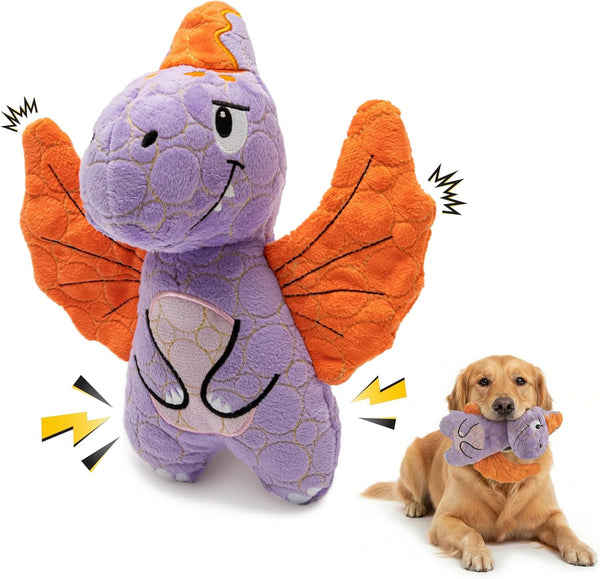 Bite Force Dog Toy - Large Durable & Strong Plush Orange Monster Dog Toy, Kevlar-Reinforced for Aggressive Chewers13