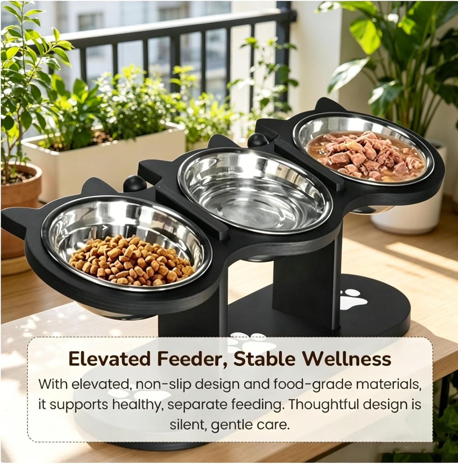2026-new-anti-slip-elevated-3-bowl-pet-feeder-cat-bowls-with-stand-tilted-stainlesssteel-cat-feeding-station-ergonomic-elevated-cats-bowls-with-wooden-base-pet-feeding-station-for-food-water-e