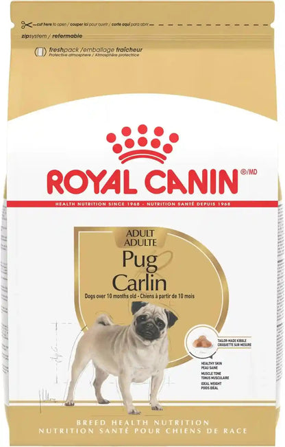 ROYAL CANIN Breed Health Nutrition Pug Adult Dry Dog Food, 10 Lb Bag1