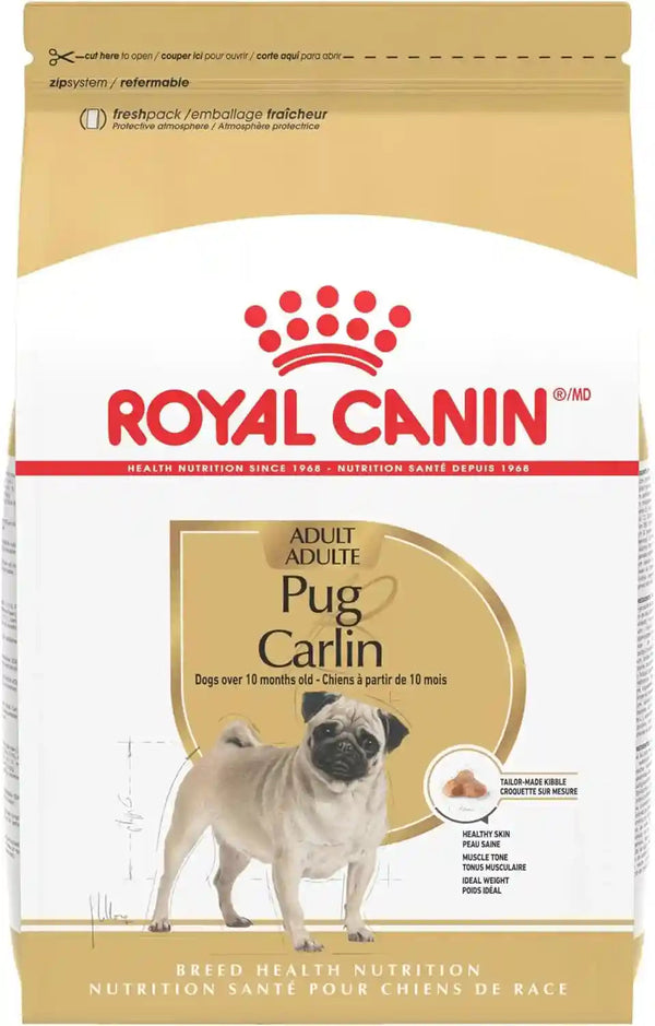 ROYAL CANIN Breed Health Nutrition Pug Adult Dry Dog Food, 10 Lb Bag1