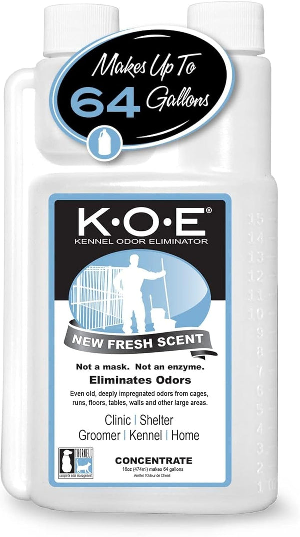 Odorcide K.O.E. Fresh Scent Odor Eliminator Concentrate – for Strong Odor on Cages, Floor, & More – Non-Enzymatic for Home & Dog Kennel – Home & Pet Supplies (1 Gal)9