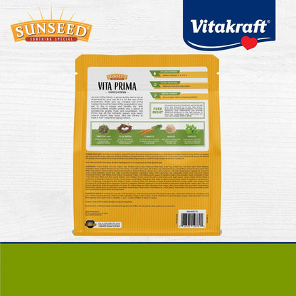 Sunseed Vita Prima Guinea Pig Food 4 Lbs. with Timothy Hay, Alfalfa, Vegetables, Seeds Grains, and Added Vitamin C for Wholesome Daily Nutrition and Enriched Small Animal Diet7
