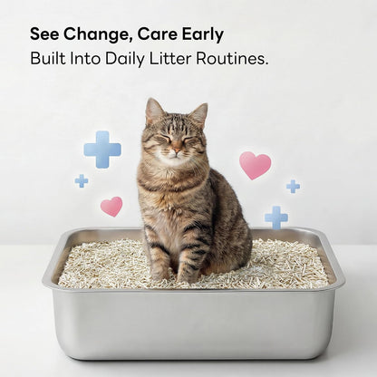 Smart Health Monitoring Cat Litter – Color-Changing, Fast Clumping, Odor Control, Low Dust (10Lb*3Pack)5