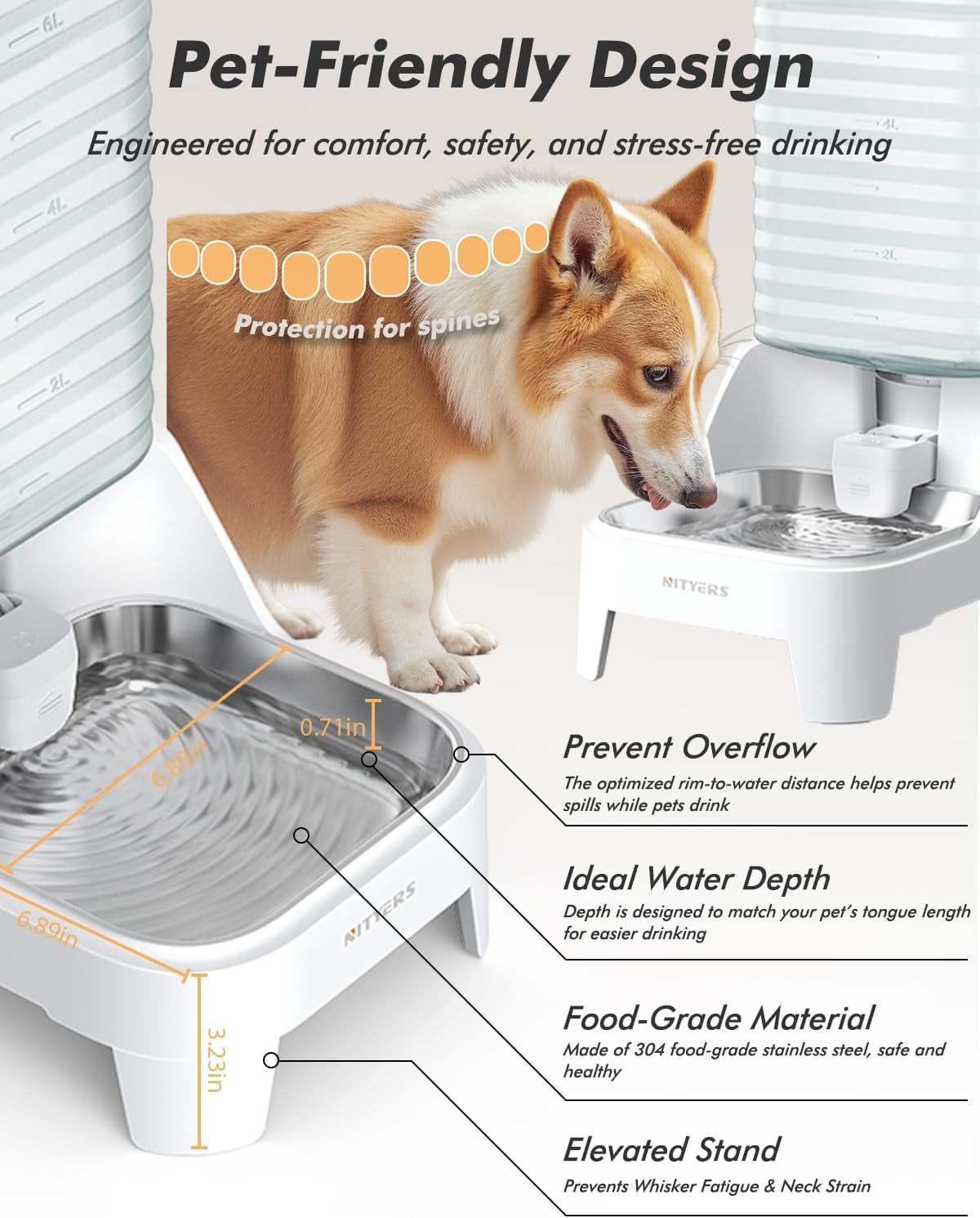 automatic-dog-water-bowl-dispenser-with-patented-faucet-8l-large-gravity-cat-water-dispenser-with-filter-adjustable-base-wide-mouth-for-easy-clean-bpa-free-stainless-steel-pet-waterer-for-pets