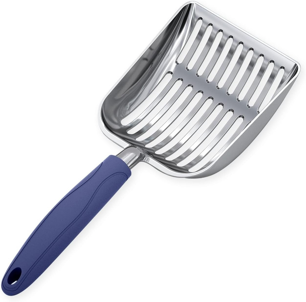 wepet-cat-litter-scoop-aluminum-alloy-sifter-kitty-metal-scooper-deep-shovel-long-handle-poop-sifting-kitten-pooper-lifter-durable-heavy-duty-for-litter-box