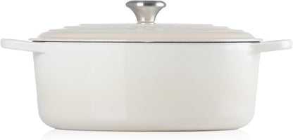 Le Creuset Enameled Cast Iron Signature Oval Dutch Oven, 6.75 Qt., Meringue4