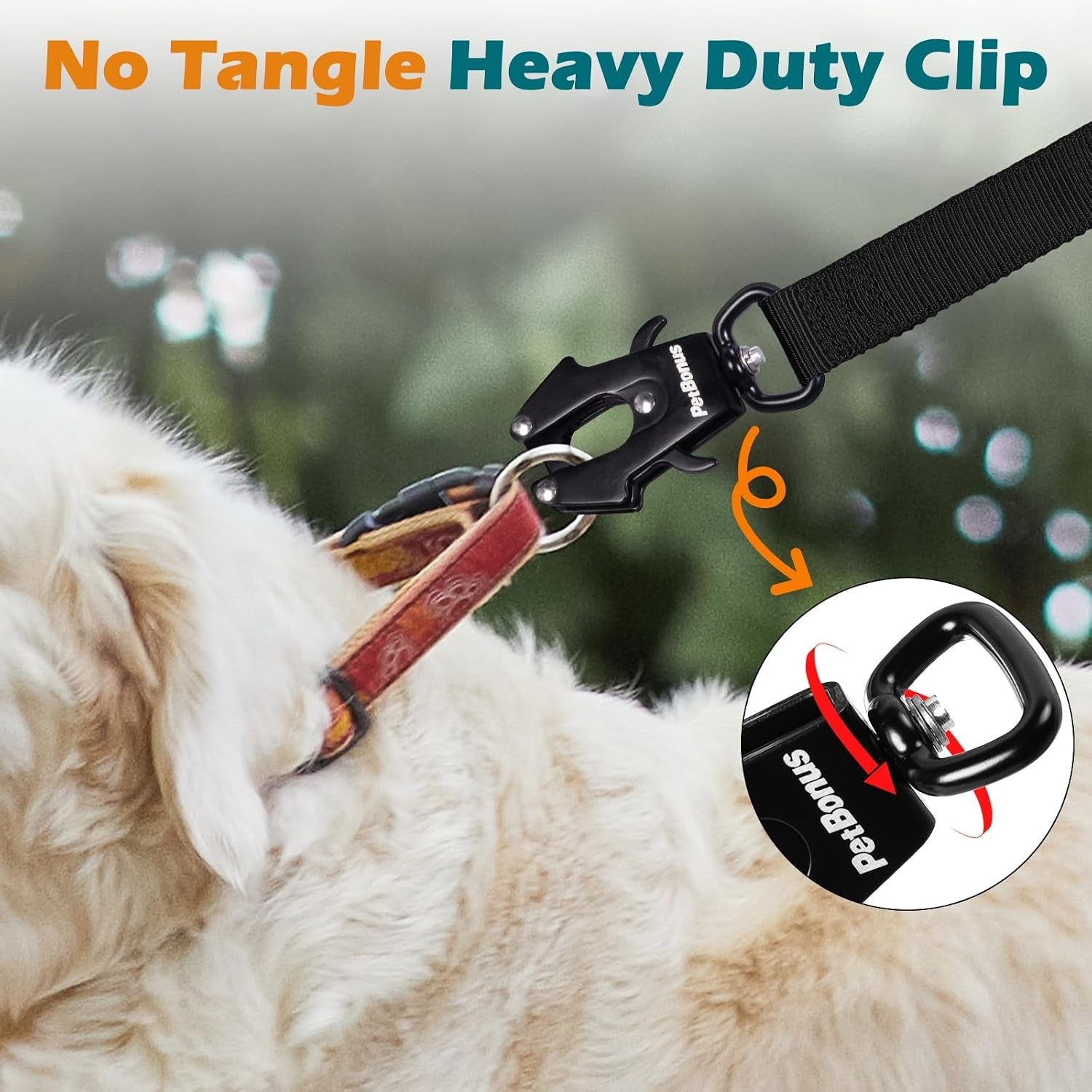 petbonus-2-pcs-frog-clip-dog-leash-clasp-quick-release-metal-carabiner-360-degree-swivel-heavy-duty-safety-clip-for-linking-pet-collar-dog-harness-secure-dog-lead-hook