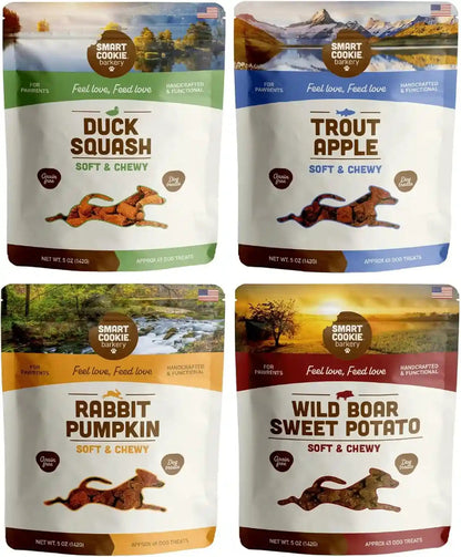 Smart Cookie Healthy Soft Dog Treats - Rabbit & Pumpkin - Grain Free Limited Ingredient Training Treats for Dogs with Sensitive Stomach & Allergies, Natural Novel Protein, Made in the USA (5Oz.)16