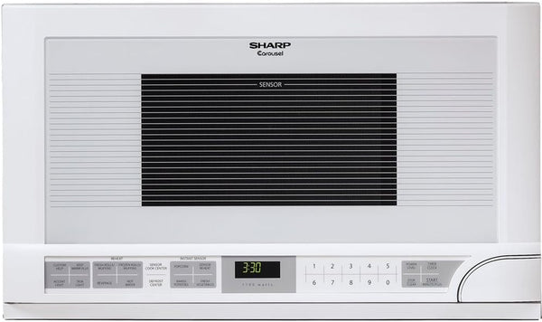 R1211TY 1.5 Cu. Ft. White over the Counter Microwave Oven | 1-1/2-Cubic Feet, 1100-Watt1