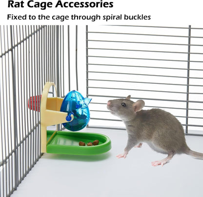 Rat Enrichment Foraging Toy, Intelligent Treat Dispensing Puzzle | Interactive Puzzle Design Inspires Natural Foraging Instincts, Slows Feeding Speed to Relieve Boredom and Anxiety for Rats5
