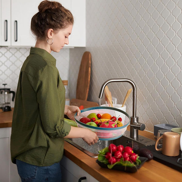 Large Microwave Splatter Cover & Silicone Mat,12 Inchs Vented Collapsible Guard Dish Plate Lid & round Kitchen Mat for Food8