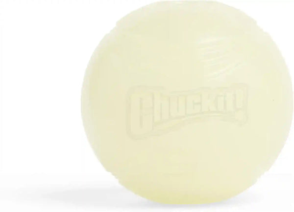 Chuckit! Glow in the Dark Bouncy Balls - Ball for Dogs, Chuckit Dog Toy, Max Glow Balls - Medium, 2.5 Inch Pack of 216