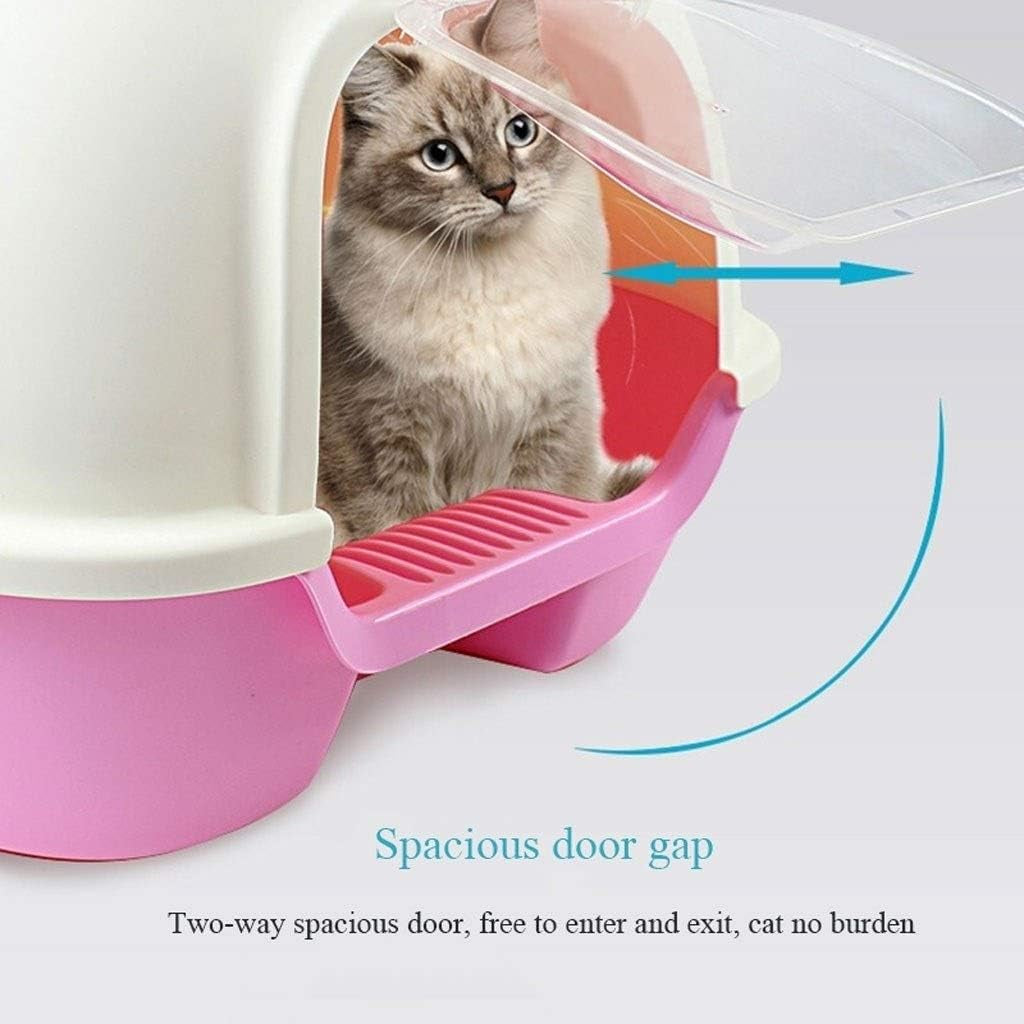dog-potty-training-toilet-cat-litter-basin-fully-enclosed-large-toilet-closed-pet-supplies-coffee-color-double-door-spacebrown