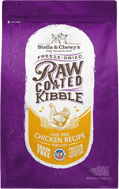 Stella & Chewy'S Raw Coated Cat Food - High Protein, Grain-Free Kibble with Cage-Free Chicken - Premium Digestive Support with Probiotics - Natural Small Kibble - Perfect for Picky Eaters - 2.5Lb Bag14