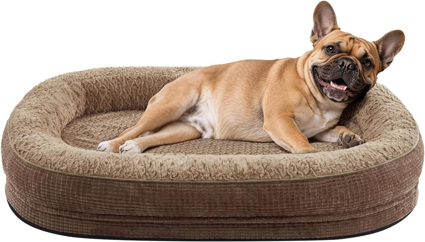 joejoy-orthopedic-dog-beds-large-sized-dog-xl-egg-crate-memory-foam-pet-couch-bed-with-bolster-sides-waterproof-lining-removable-washable-cover-non-slip-bottom-grey