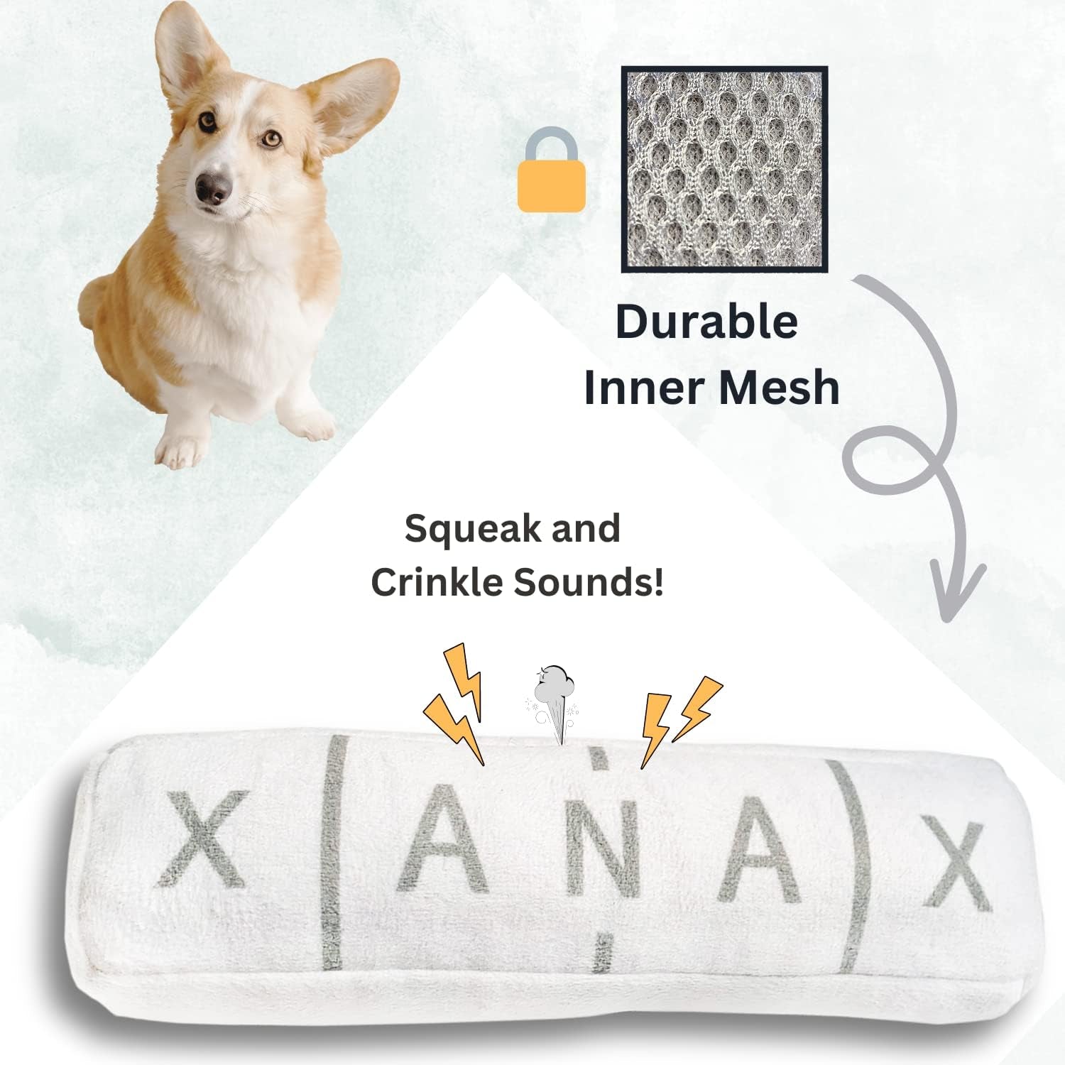 nestpark-chill-pup-funny-dog-toy-parody-plush-squeaky-crinkle-dog-toy