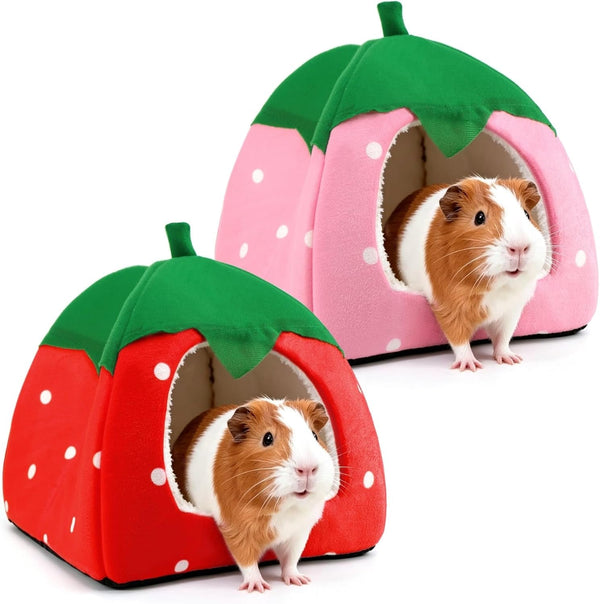 Guinea Pig Hideout Bed, Dwarf Rabbit House Cave | Cozy Hide-Out Cage Accessories for Little Bunny, Hedgehog, Ferret, Chinchilla & Other Small Animals, Grey14